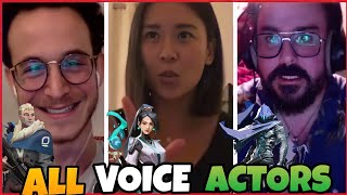 All Valorant Voice Actors Live Voice Acting Agents Voice lines [upl. by Prendergast]