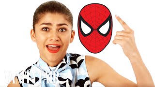 Zendaya Dramatically Reads the SpiderMan Theme Song  Vanity Fair [upl. by Icyaj]