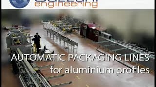 Aluminum profiles packaging machines [upl. by Atinihs]