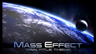 Mass Effect  Main Title Screen 1 Hour of Music [upl. by Leviram]