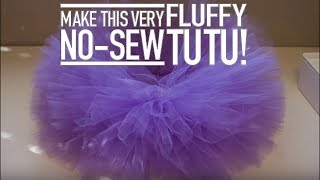 TUTORIAL DIY No Sew Fluffy Tutu [upl. by Ursa813]