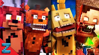 quotThe Foxy Songquot Full Series  Minecraft FNAF Animation Music Video [upl. by Faustus]