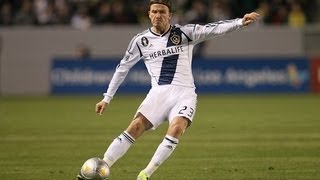 GOAL Beckhams wonder strike seals victory LA Galaxy April 2012 [upl. by Annunciata]