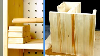 Top 10 Videos – Unbelievably Simple DIY Wood Projects [upl. by Ellenhoj]