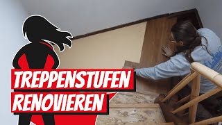 Treppenstufen renovieren  Bauhelden [upl. by Sucramed]