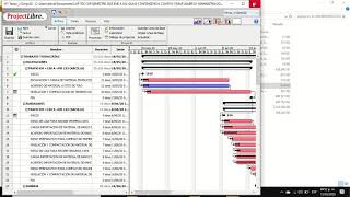 5 Cálculo de avance esperado vs avance real e impresión de archivo PDF Tutorial Project Libre 55 [upl. by Ardnoet60]