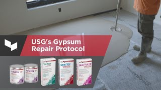 USGs Guide to Gypsum Underlayment Repair [upl. by Notnilk]