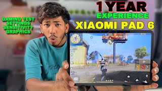 Xiaomi Pad 6 gaming test graphics and setting 1 year experience [upl. by Assiralk]