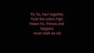 Hoist the colors  Lyrics [upl. by Aikat]