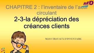 12 Provisions pour dépréciation des créances exercice comptabilité générale [upl. by Lunseth]