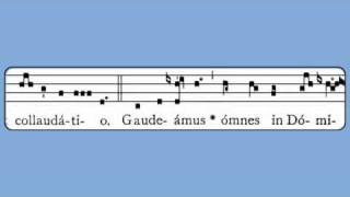 Gaudeamus Omnes All Saints Introit [upl. by Ardnuas]