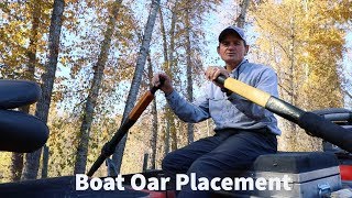 How To Rig Your Boat  Oar Placement  Fly Fishing Tips [upl. by Theodosia497]