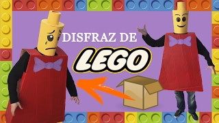 DISFRACES CASEROS PARA ADULTOS  DISFRAZ ORIGINAL DE LEGO [upl. by Amaj]