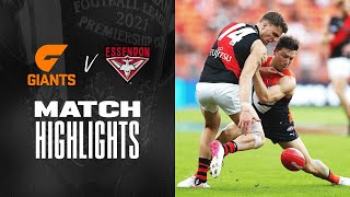 GWS Giants v Essendon Highlights  Round 8 2021  AFL [upl. by Auod173]