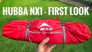 MSR Hubba NX1  First Look At This Lightweight Tent [upl. by Zere80]