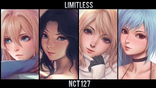 Nightcore  Limitless  NCT 127 Version girls [upl. by Lonne]