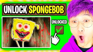 UNLOCKING SPONGEBOB In POPPY PLAYTME NEW SECRET SKIN [upl. by Nnylylloh]