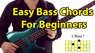 Easy Bass Guitar Chords for Beginners [upl. by Lil]