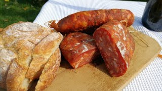 How to make SOPPRESSATA CALABRESE original italian salami recipe  Homemade Salami uomodicasa [upl. by Ecinrev]