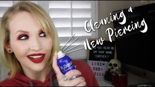 How to Clean a New Piercing [upl. by Elise]