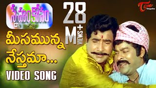 Sneham Kosam  Meesamunna Nesthama Song  Chiranjeevi Vijay Kumar  TeluguOne [upl. by Anhoj]