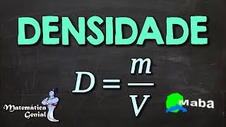 FÍSICA  Densidade  Matemática Genial [upl. by Attenohs]