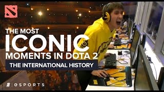 The Most ICONIC Moments in The International History Dota 2 [upl. by Maitund12]