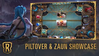 Piltover amp Zaun Region Showcase  Gameplay  Legends of Runeterra [upl. by Hirz]