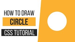 How to Draw a Circle with CSS  How to Draw CSS ShapesTutorial 2  CSS Tutorials [upl. by Winshell]