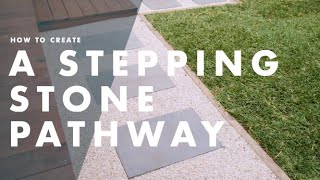 How To Lay A Stepping Stone Pathway  Bunnings Warehouse [upl. by Sacram]