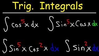 Trigonometric Integrals [upl. by Alexis]