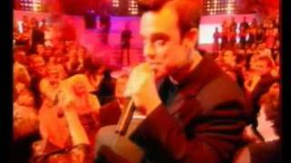 ♫ Robbie Williams quotTrippingquot live on french TV ♫ [upl. by Nadeen838]