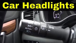 How To Operate Car Headlights In 2 MinutesDriving Lesson [upl. by Anica]