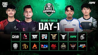 PUBG Mobile NEPX Showdown  Grand Finals Day 1 [upl. by Iderf]