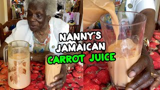 Nannys FAMOUS Jamaican Carrot Juice  EASY RECIPE [upl. by Hsara]