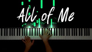 John Legend  All of Me Piano Cover [upl. by Airdnoed791]