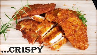 Hähnchenschnitzel 20  CornflakesPanade  Panko  extra knusprig [upl. by Negris]