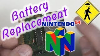 N64 Games Battery Replacement [upl. by Satterfield625]