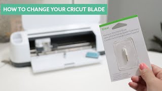 Cricut  How to change your Cricut Fine Point Blade [upl. by Cherin947]