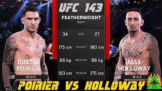 UFC 5  POIRIER VS HOLLOWAY [upl. by Ingra611]