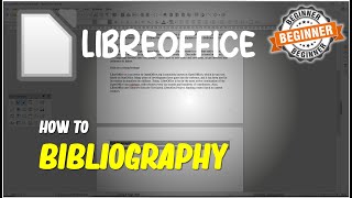 Libreoffice How To Bibliography [upl. by Wehrle]