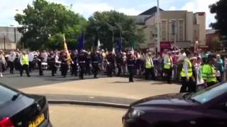 CRFB  Loughinidland Massacre parade Coatbridge [upl. by Ahsille494]