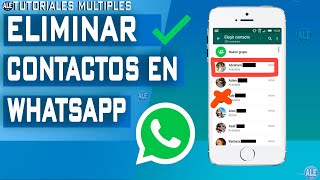 Como Eliminar Un Contacto De Whatsapp [upl. by Mozelle]