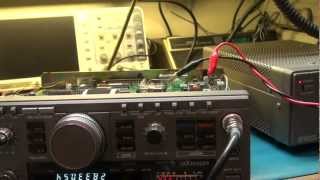 KENWOOD TS140S REPAIR quotOFF FREQUENCYquot [upl. by Alaek]