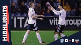 HIGHLIGHTS  Stockport County 02 Wanderers [upl. by Audry]