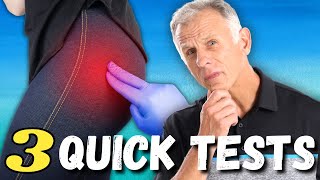 Is Your Sciatic Pain From Your Piriformis 3 Quick Tests To Do [upl. by Mcculloch366]