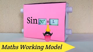 Maths Working Model on Trigonometric ratios  Maths Model for Class 10  working Model of Maths [upl. by Jean-Claude]