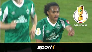 Traumdebüt TopTransfer Chong schießt Werder weiter Jena  Bremen 02  Highlights  DFBPokal [upl. by Iridissa]