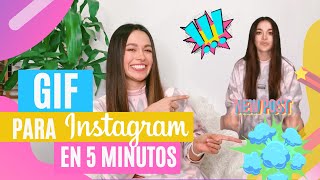 Como crear Gif para instagram en 5 minutos 2020 [upl. by Artep211]