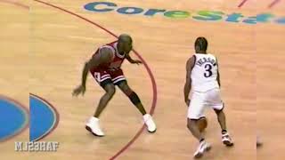 Allen Iverson Crosses All the Bulls Players Except for MJ 19980115 [upl. by Halle]